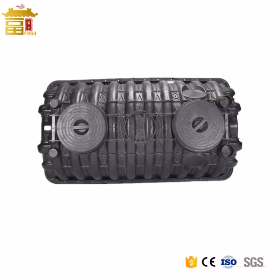 물처리 시스템의 3개 그리드 바이오 소화조 혐기성 HDPE 정화조